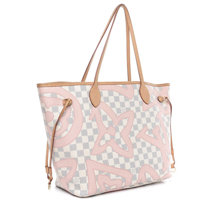 Louis Vuitton Damier Azur Tahitienne Neverfull MM 2 of 18