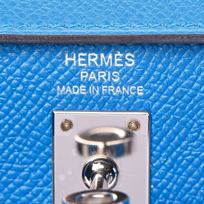 Hermes Epsom Kelly Sellier 25 Bleu Zanzibar 20 of 37
