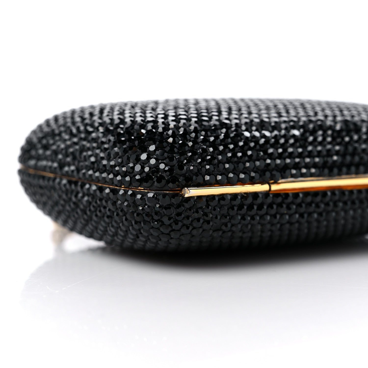 Judith Leiber Swarovski Crystal Minaudiere Clutch Black 7 of 10