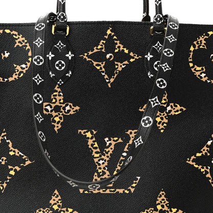 Louis Vuitton Monogram Giant Jungle Onthego GM Black 8 of 12