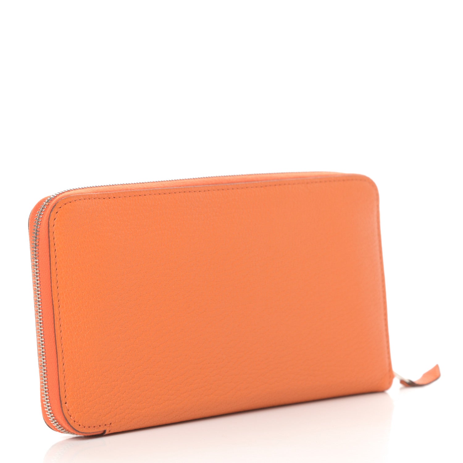 Hermes Chevre Mysore Azap Wallet Orange 3 of 8