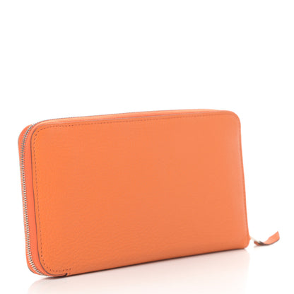 Hermes Chevre Mysore Azap Wallet Orange 3 of 8