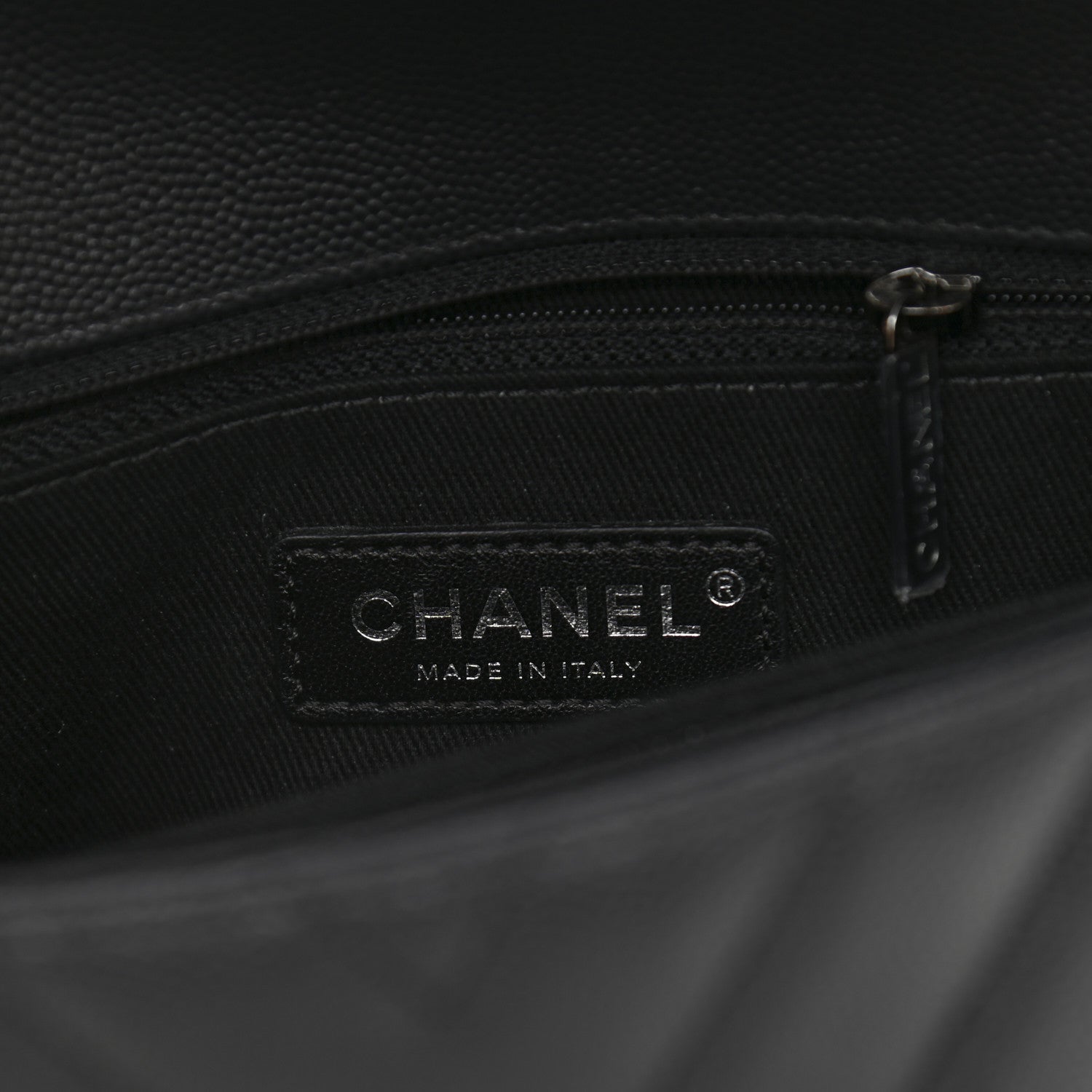 Chanel Caviar Chevron Quilted Mini Coco Handle Flap Dark Grey 6 of 14