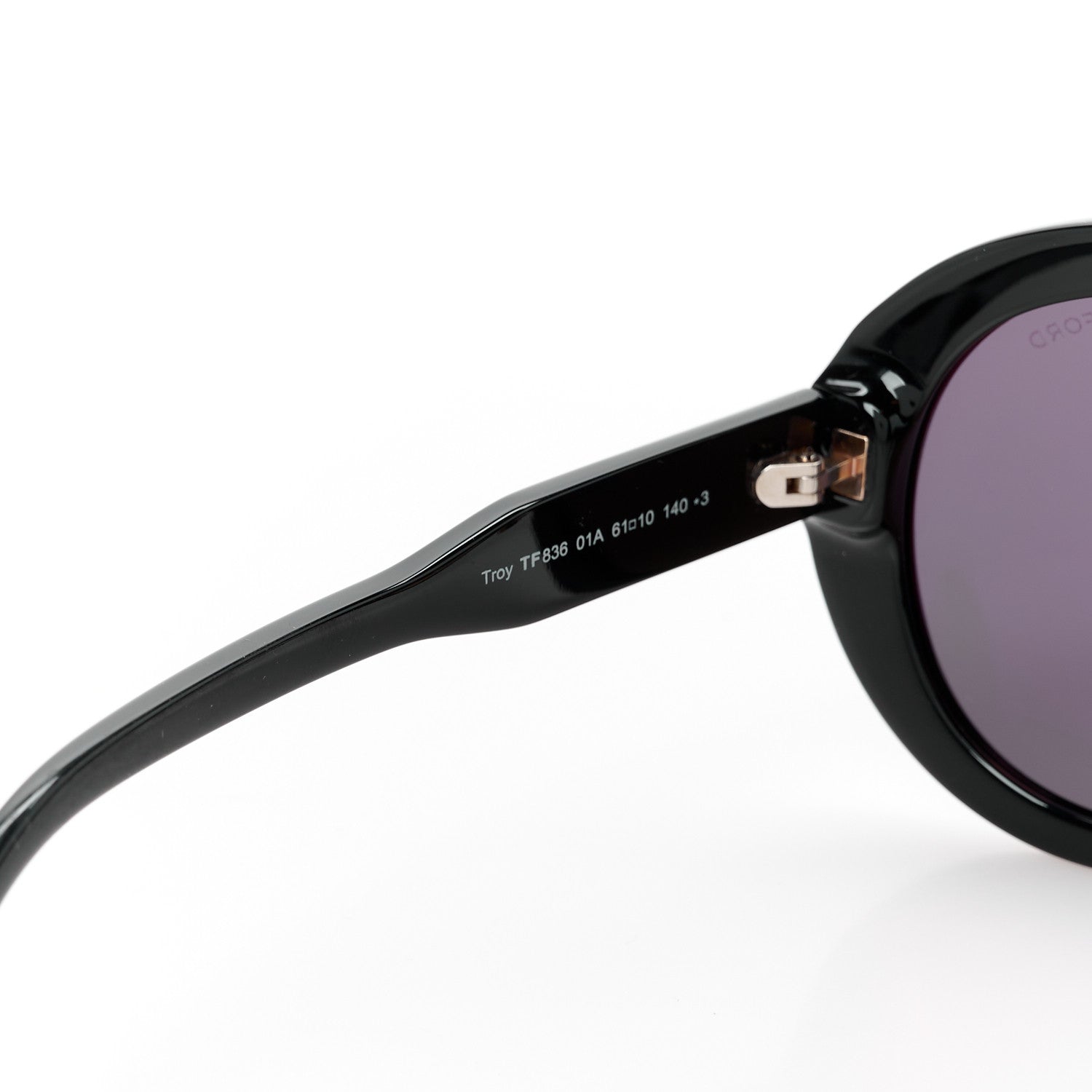 Tom Ford Troy Aviator Sunglasses TF836 Black 5 of 8