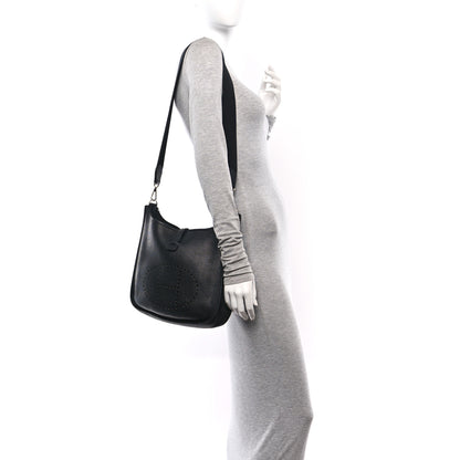 Hermes Taurillon Clemence Evelyne III PM Black 2 of 10