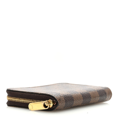 Louis Vuitton Damier Ebene Zippy Coin Purse Rose Ballerine 4 of 6