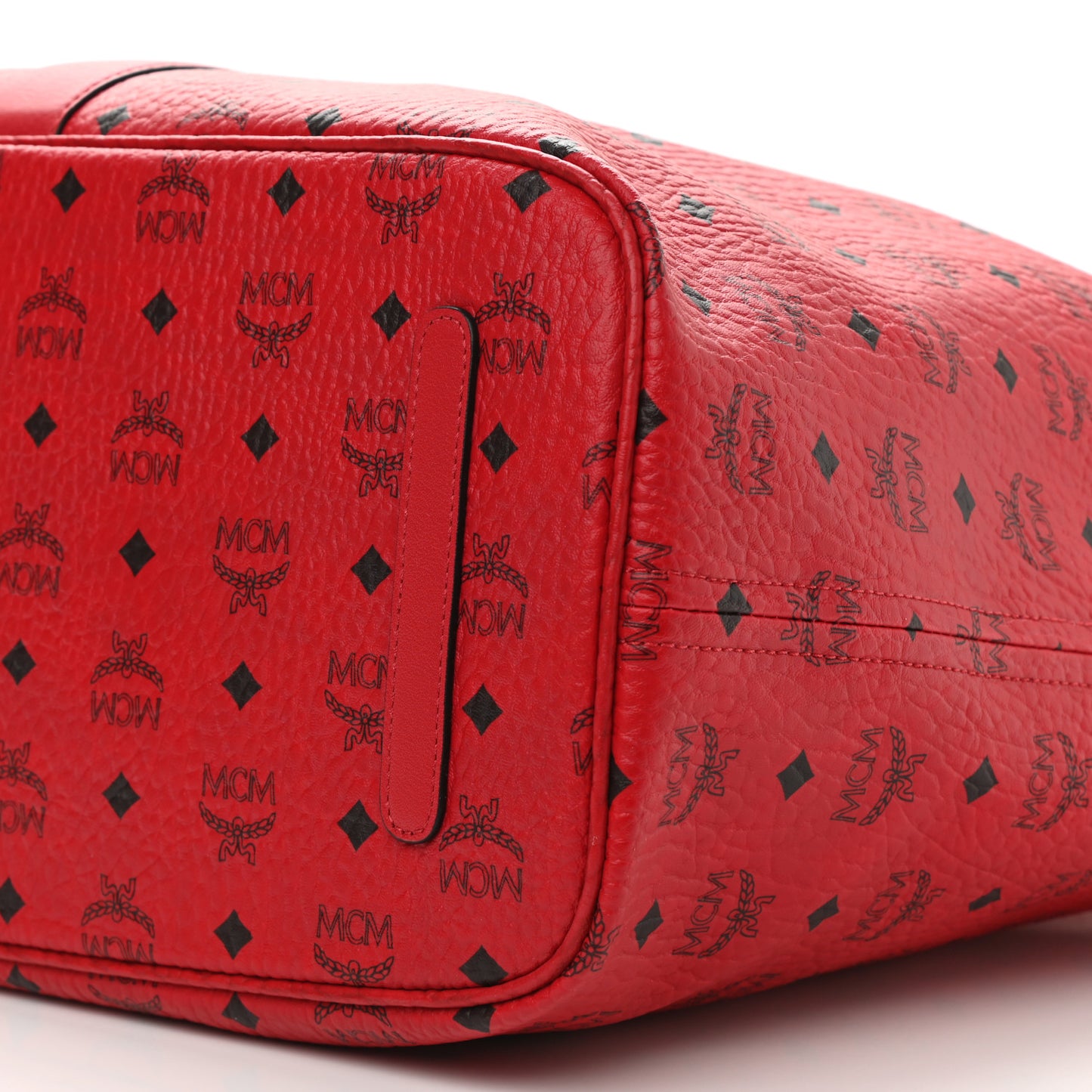 Visetos Large Liz Reversible Shopper Tote Ruby Red