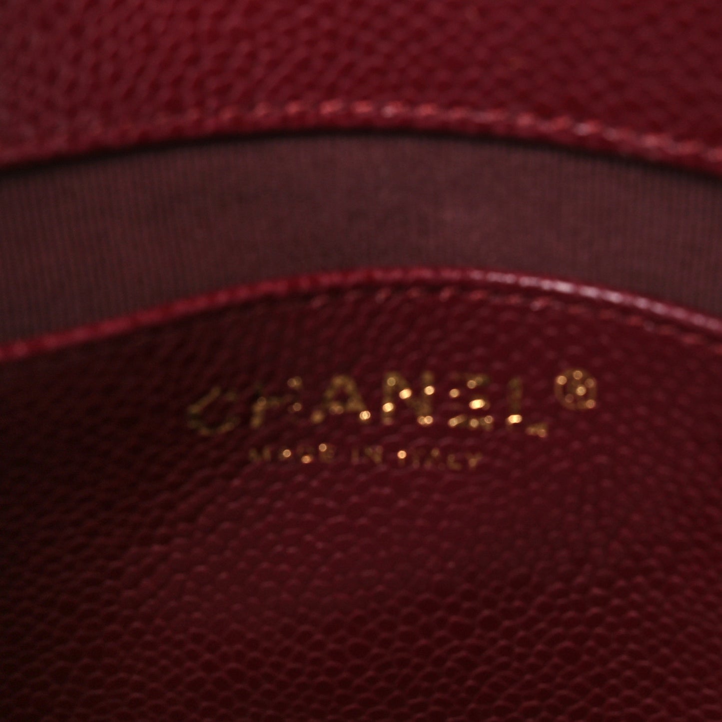 Caviar Quilted Small Messenger Flap Burgundy