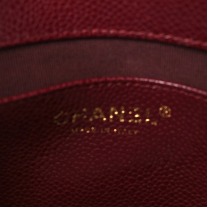 Chanel Caviar Quilted Small Messenger Flap Burgundy 6 of 9