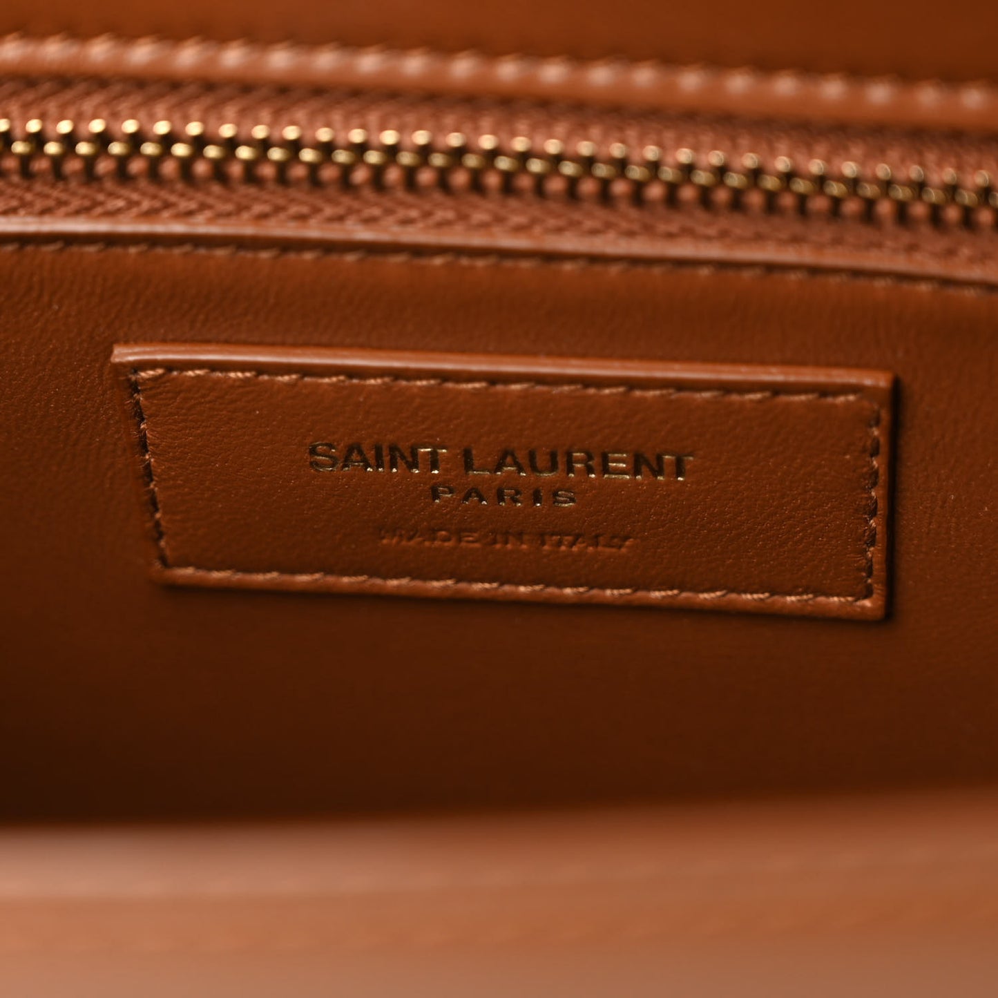 Smooth Calfskin Carre Satchel Brown