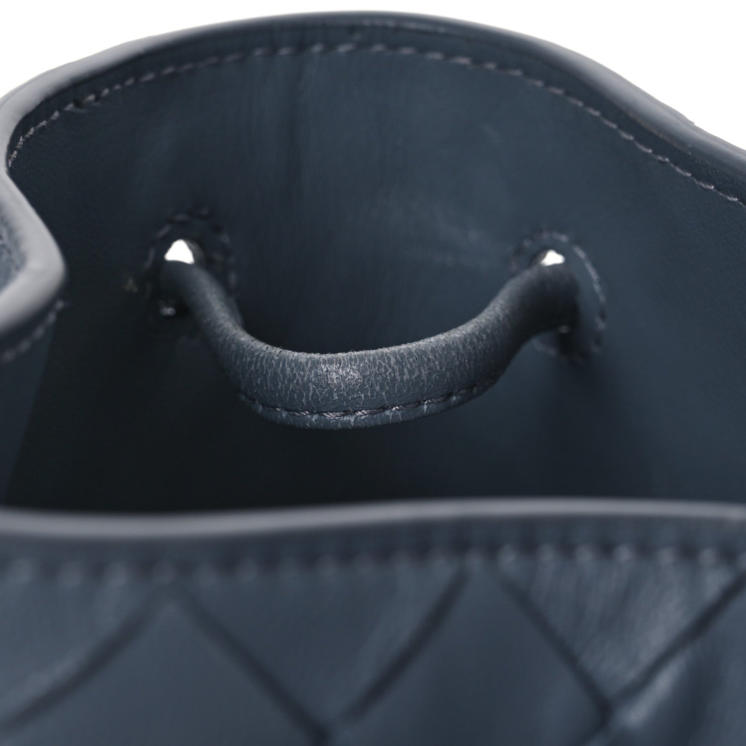 Bottega Veneta Nappa Intrecciato Small Drawstring Bucket Bag Thunder 10 of 14