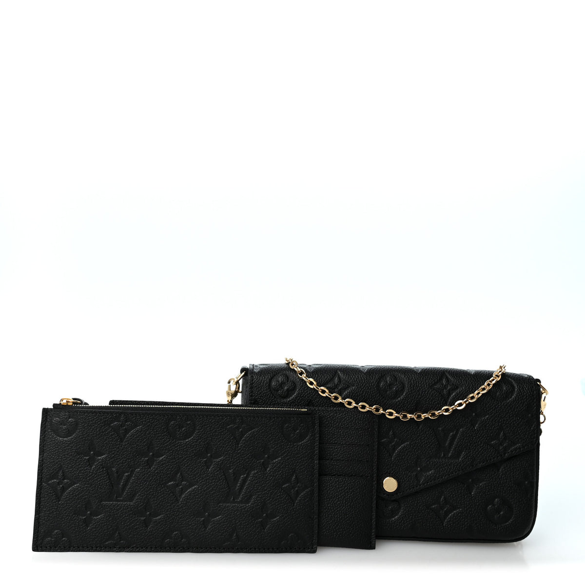 Empreinte Pochette Felicie Chain Wallet Black