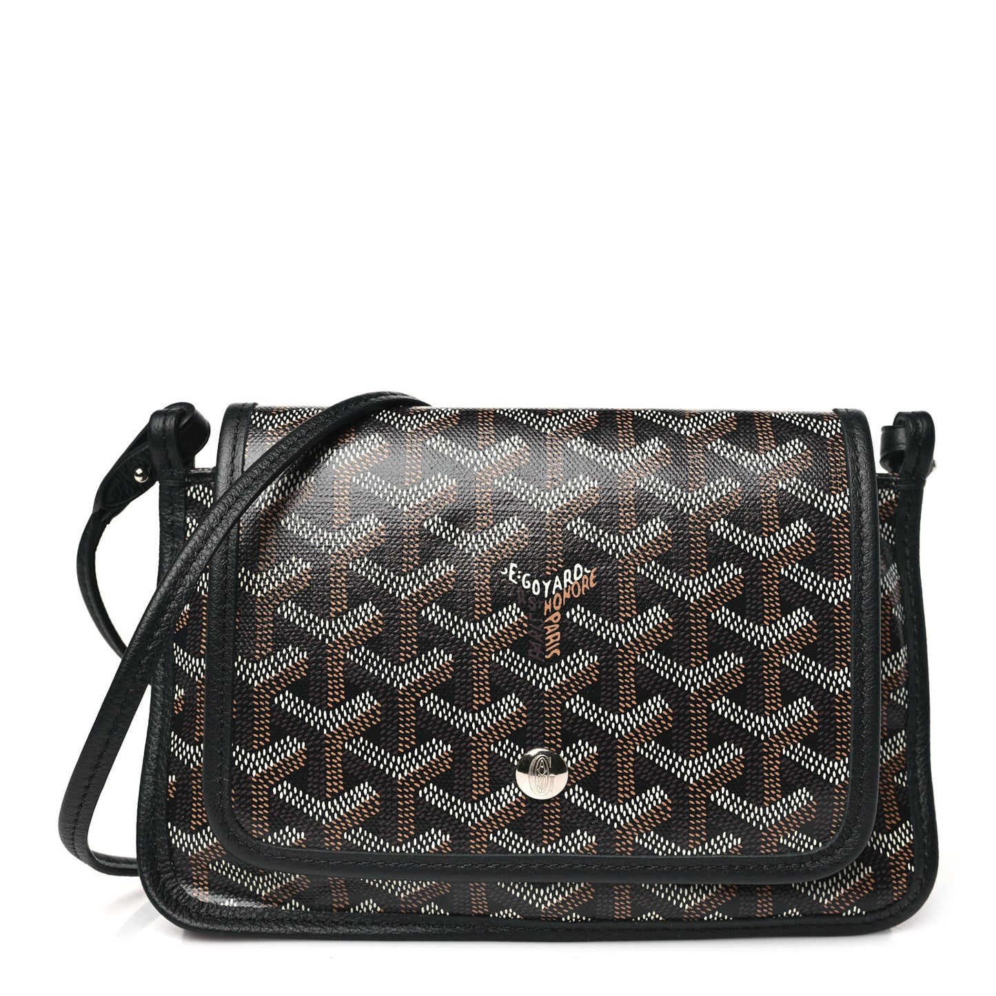 Goyardine Plumet Wallet Clutch Black