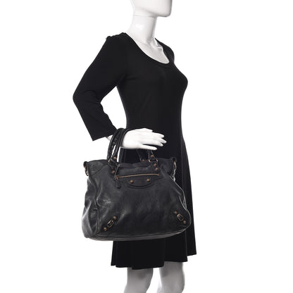 Balenciaga Agneau Giant 12 Rose Gold Hardware Velo Anthracite 3 of 17