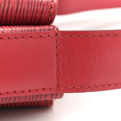 Louis Vuitton Epi Sac D'Epaule GM Castillan Red 13 of 14