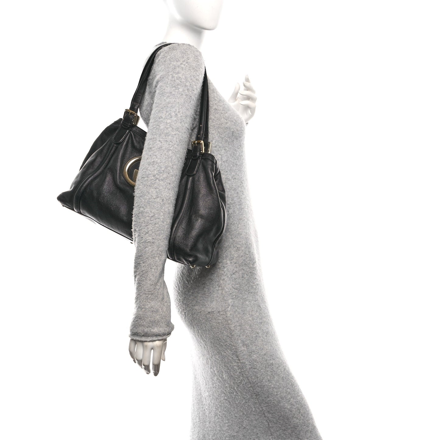 Calfskin Medium Britt Tote Black