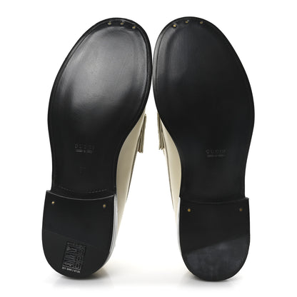 Gucci Millennial Ribot Womens Interlocking G Moccasin Loafers 37 New Ivoire 6 of 10