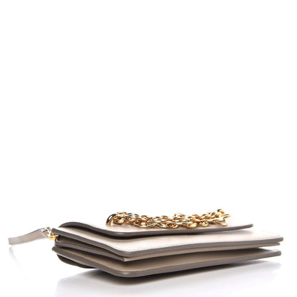 Chloe Calfskin Drew Bijou Clutch Pastel Grey 4 of 7