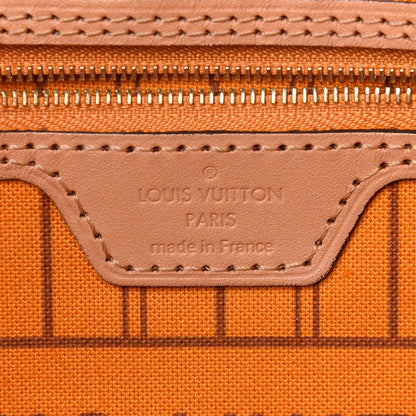 Louis Vuitton Damier Azur Braided Neverfull MM Pink 6 of 11