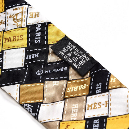 Hermes Silk Bolduc Au Carre Twilly Noir Blanc Vieil 3 of 5