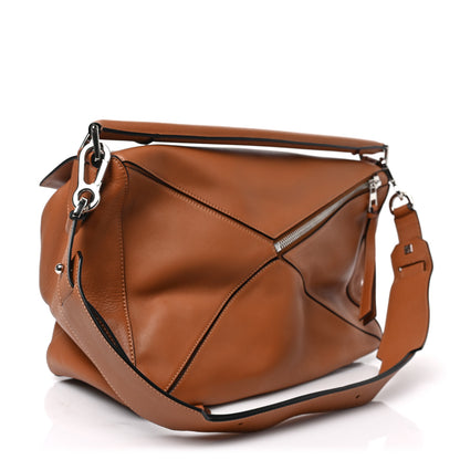 Loewe Calfskin Large Puzzle Bag Tan 3 of 9