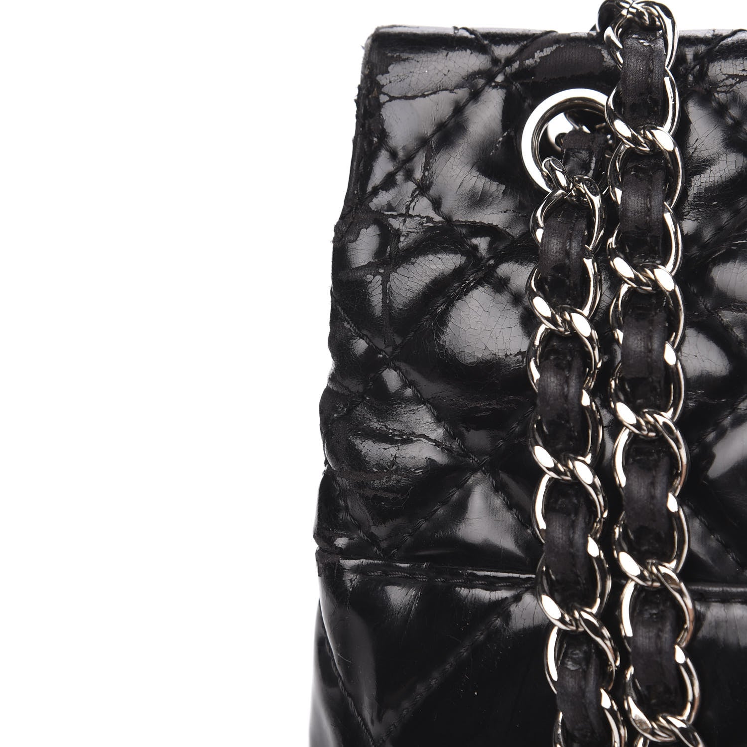 Chanel Vinyl Quilted In the Business Flap Bag Black 11 of 19