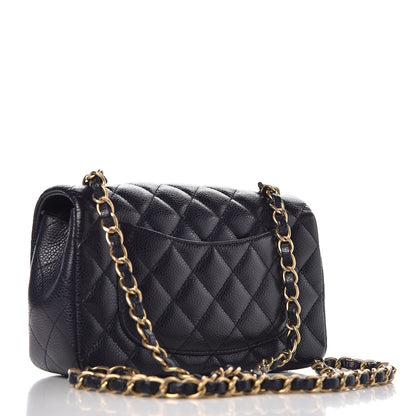 Chanel Caviar Quilted Mini Rectangular Flap Navy 3 of 7