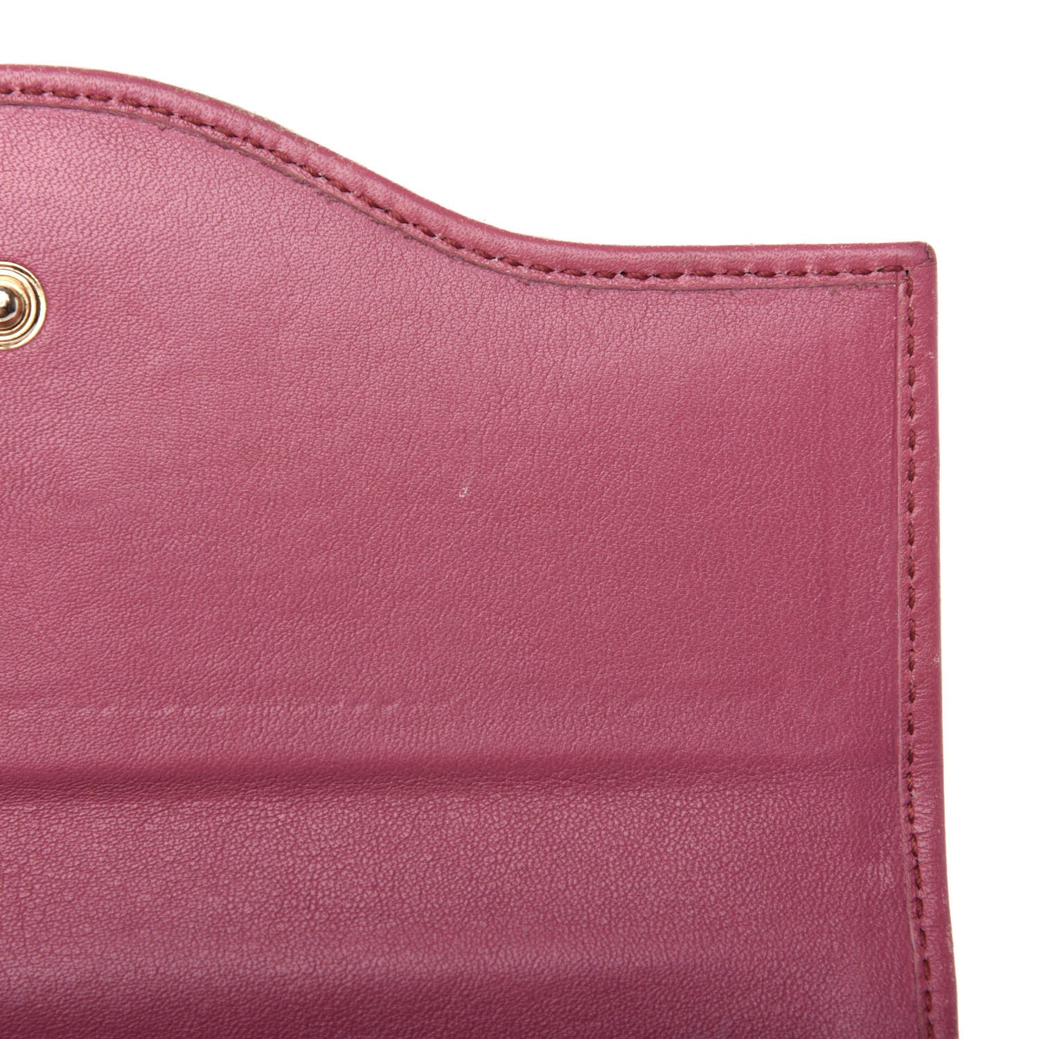 Gucci Monogram Margaux Calfskin Sukey Continental Wallet Beige Ebony Vintage Rose 7 of 7
