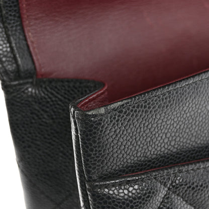 Chanel Caviar Quilted Jumbo Double Flap Black 12 of 15