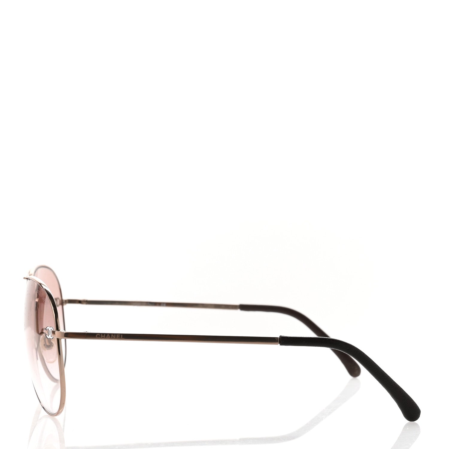 Chanel Metal Aviator CC Sunglasses 4189-T-Q Pink 3 of 6