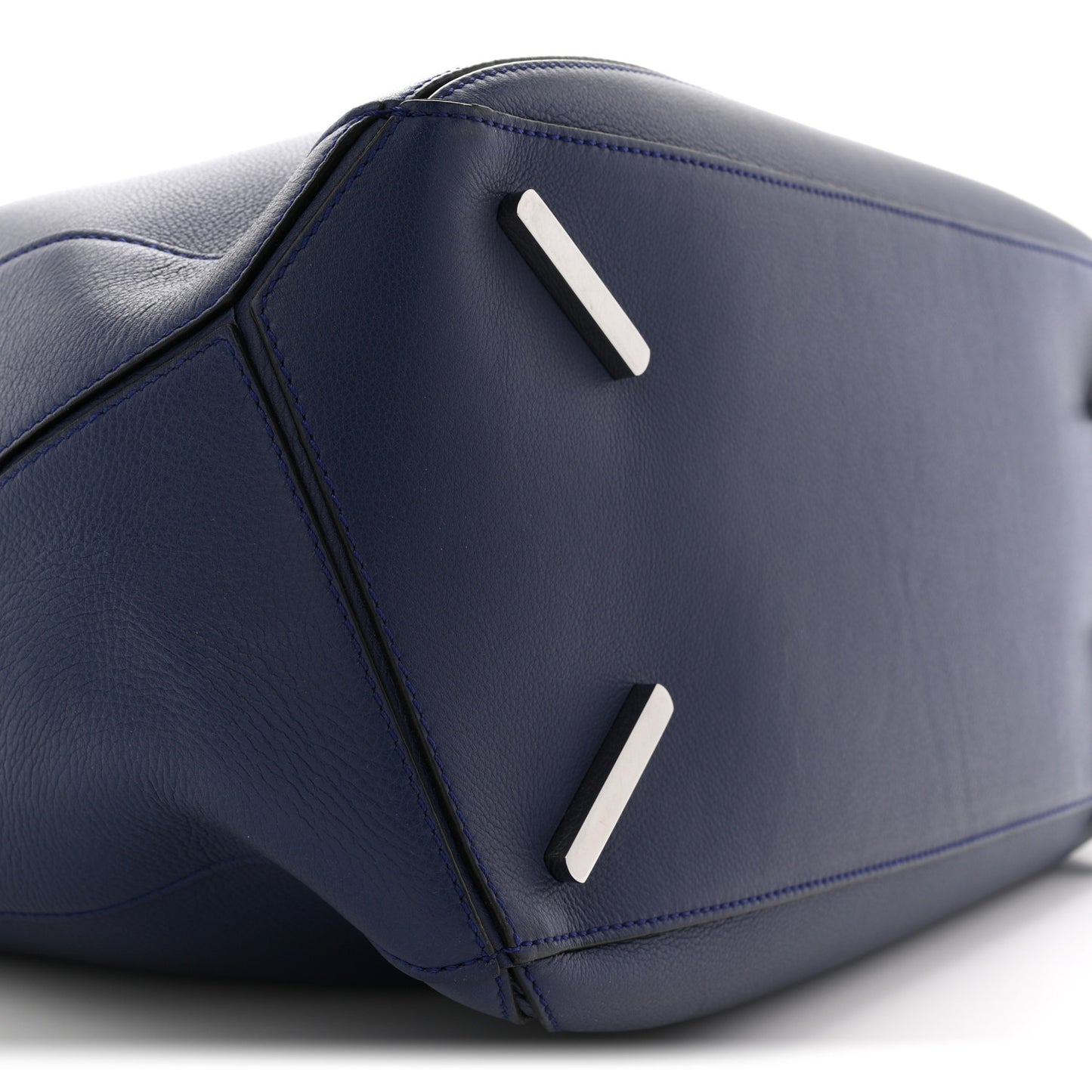 Calfskin Large Puzzle Bag Navy