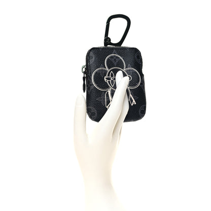 Louis Vuitton Monogram Eclipse Vivienne Zipper Key Ring 2 of 7