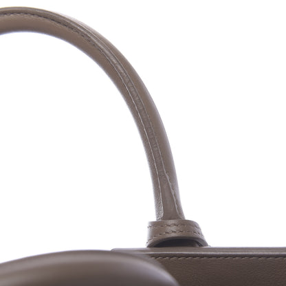Saint Laurent Calfskin Suede Small Monogram Downtown Cabas Taupe 11 of 21