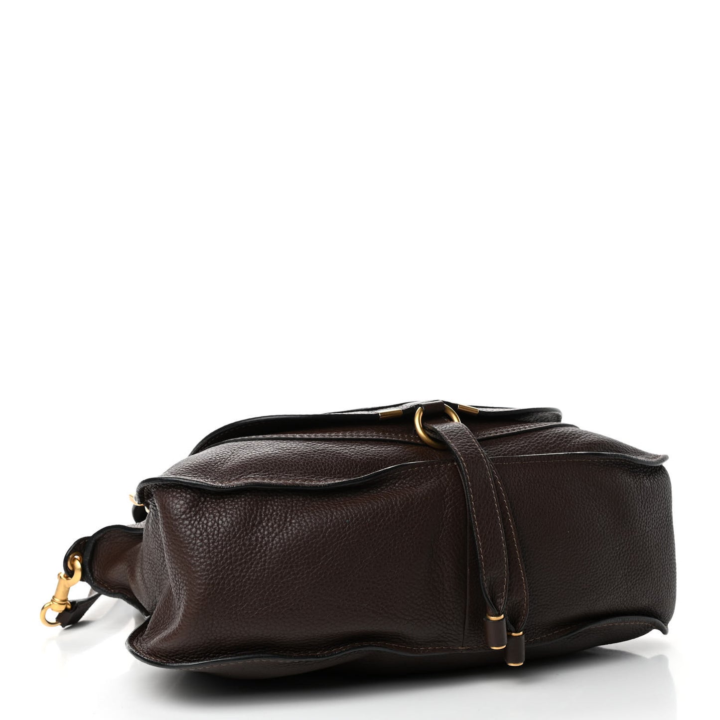 Calfskin Medium Marcie Satchel Truffle