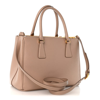 Prada Saffiano Small Galleria Double Zip Tote Cipria 3 of 13