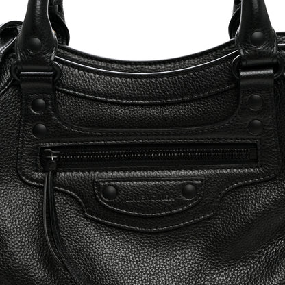 Balenciaga Grained Calfskin Neo Classic Black Hardware S City Black 7 of 9