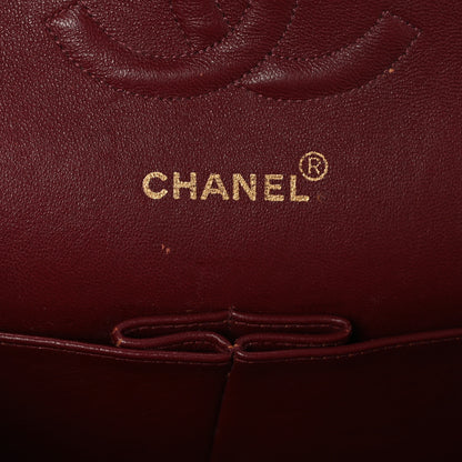Chanel Lambskin Quilted Medium Double Flap Black 6 of 9