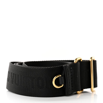 Louis Vuitton Nylon Petite Malle Souple Shoulder Strap Black 2 of 5