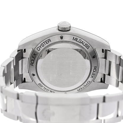 Rolex Stainless Steel 40mm Oyster Perpetual Milgauss Watch White 116400 4 of 5