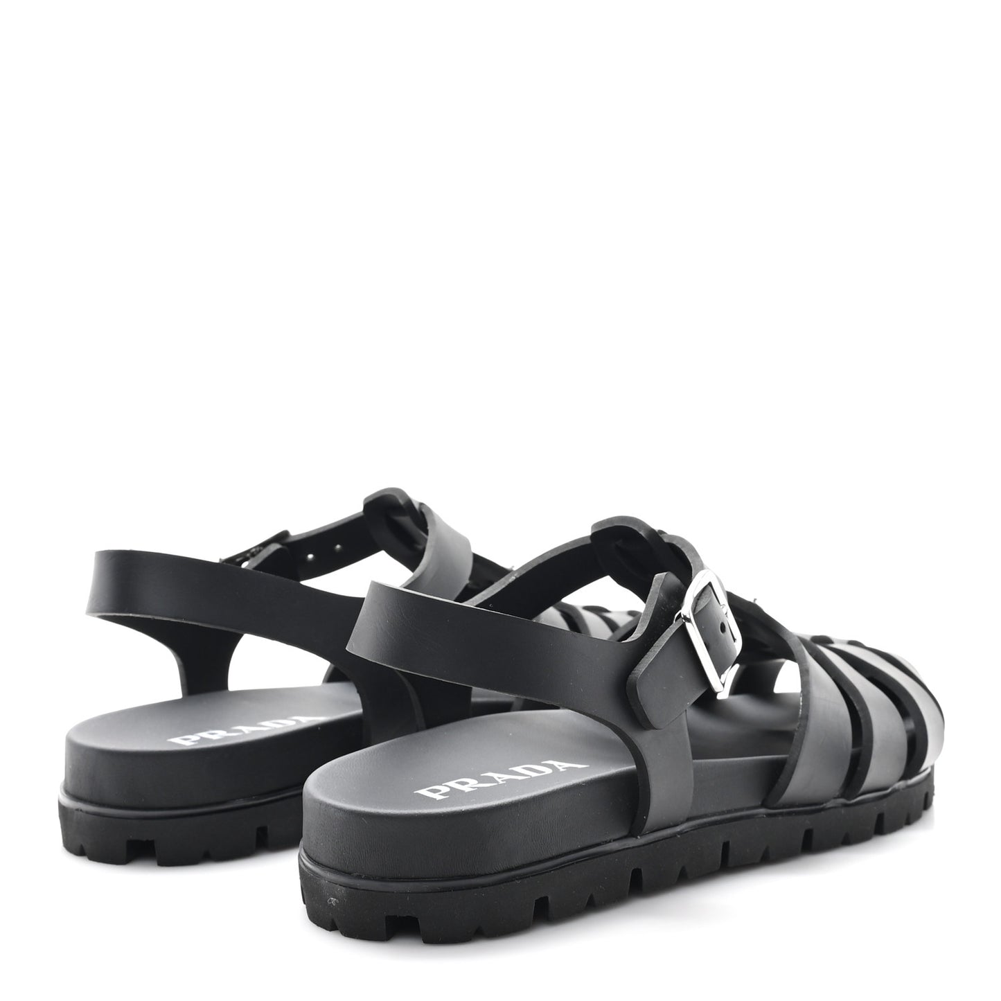 Foam Rubber Triangle 50mm Cage Sandals 40 Black