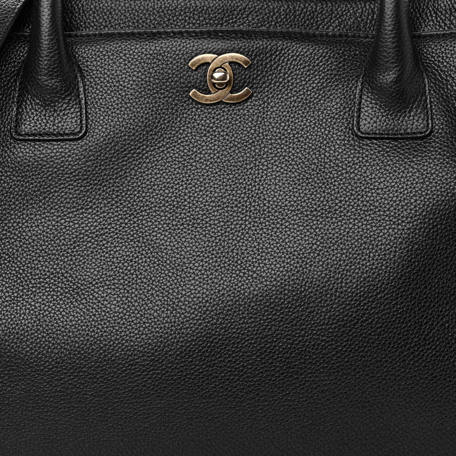 Chanel Caviar Cerf Executive Shopper Tote Black 8 of 11