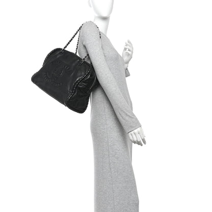 Chanel Calfskin On the Bund Tote Black 2 of 12