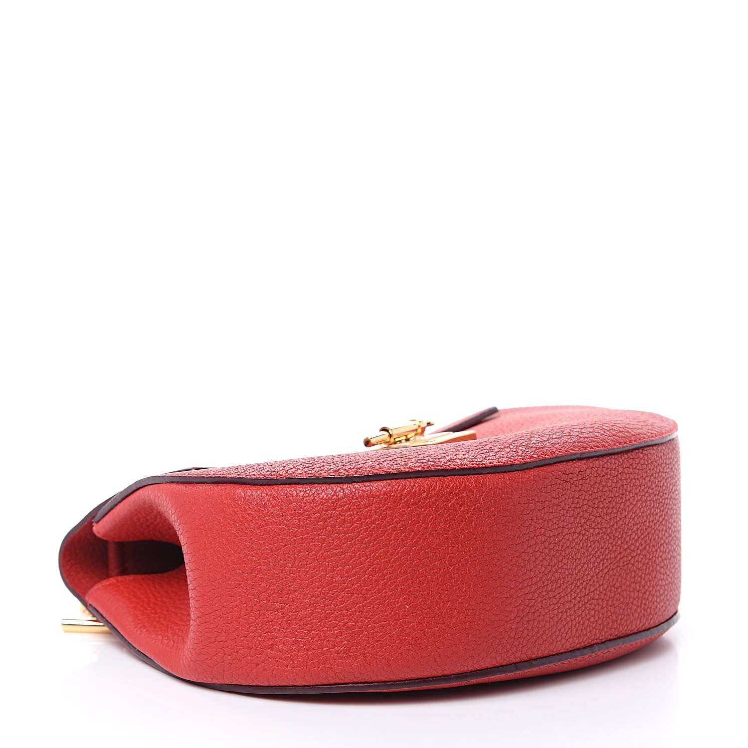Chloe Grained Lambskin Drew Shoulder Bag Intense Red 4 of 8