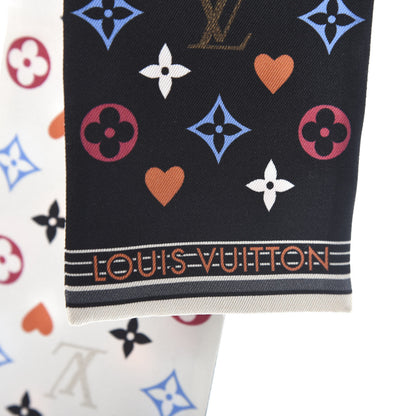 Louis Vuitton Silk Game On Bandeau Black White 2 of 3
