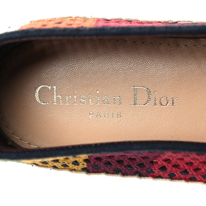 Christian Dior Cotton Mesh Embroidered Granville 15mm Espadrilles 40.5 Multicolor 8 of 8
