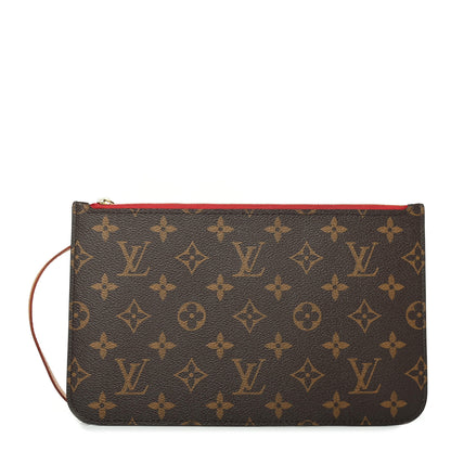 Louis Vuitton Monogram Neverfull MM GM Pochette Cherry 1 of 5