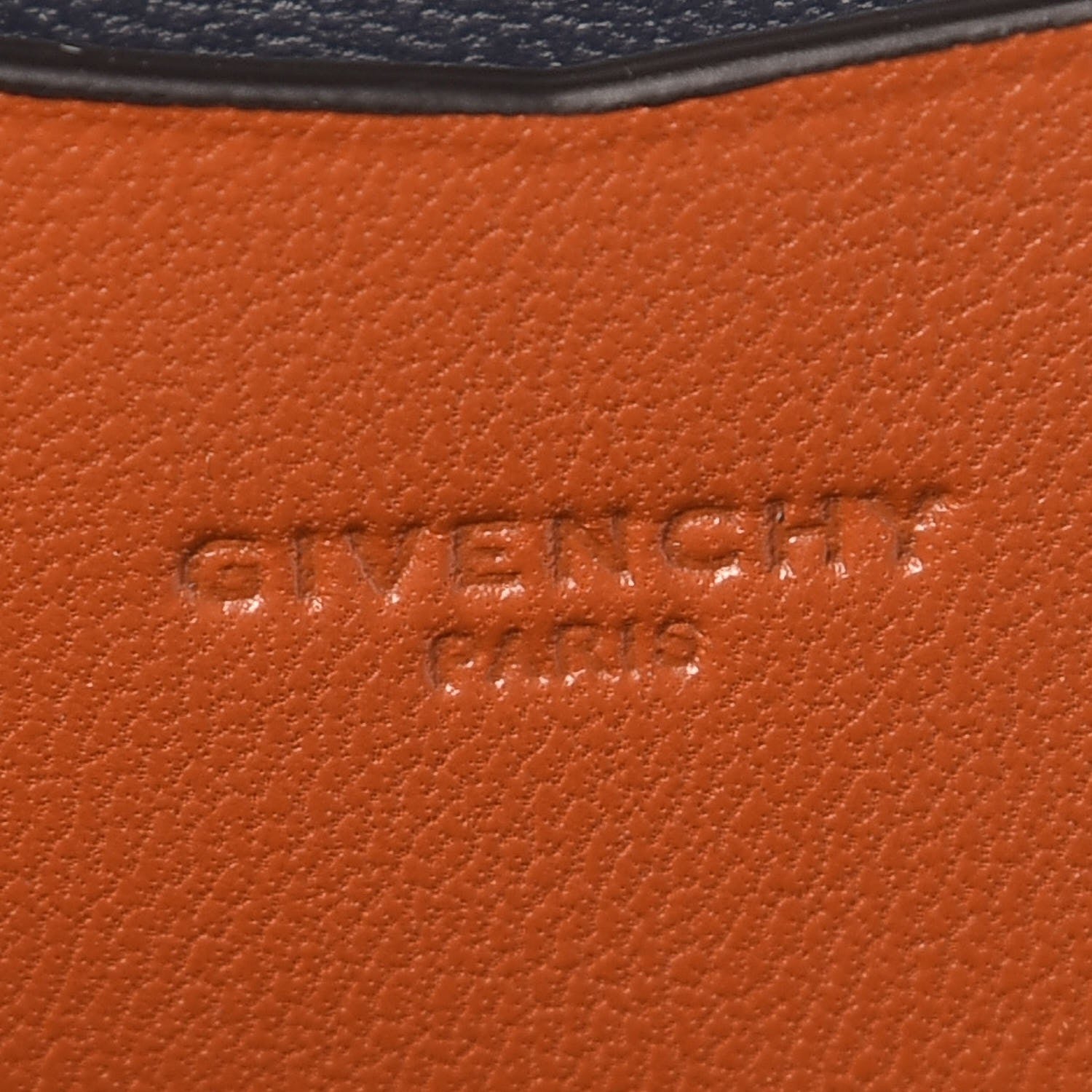 Givenchy Lambskin Square Emblem Wristlet Brown 6 of 6