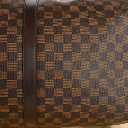 Louis Vuitton Damier Ebene Keepall Bandouliere 55 6 of 8