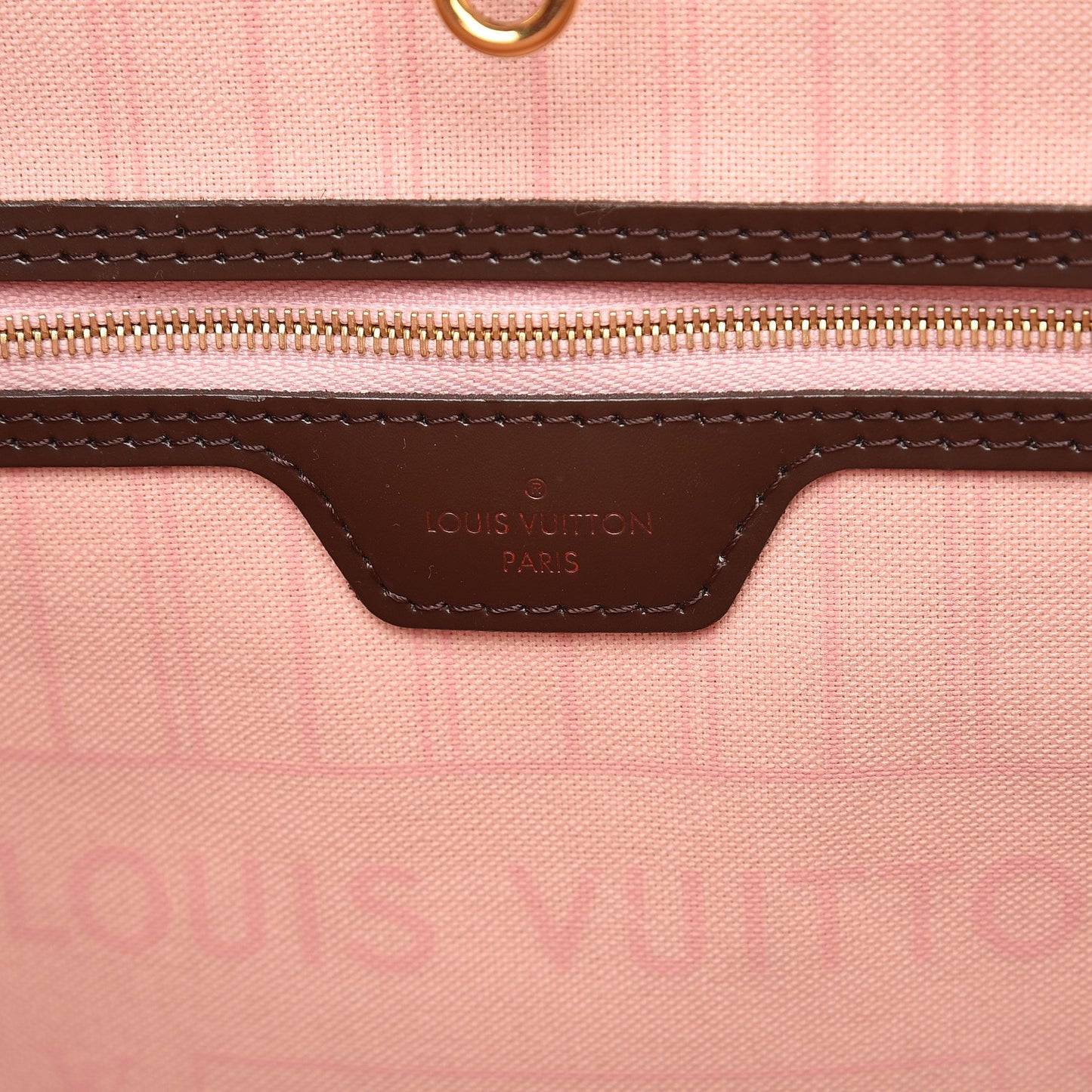 Damier Ebene Neo Neverfull MM Rose Ballerine