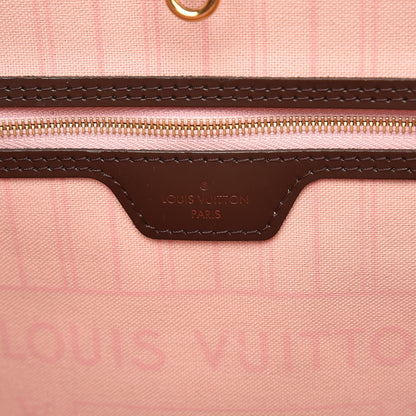 Louis Vuitton Damier Ebene Neo Neverfull MM Rose Ballerine 7 of 12